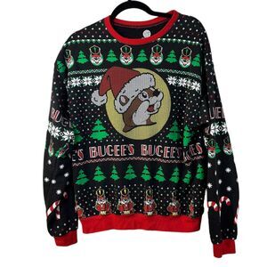 Buc-ee's Nutcracker Soldier Ugly Christmas Sweater Unisex Size Small
